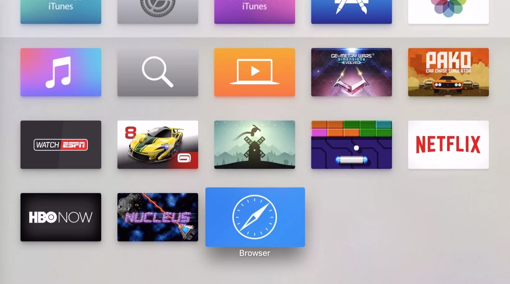 Browser for tv