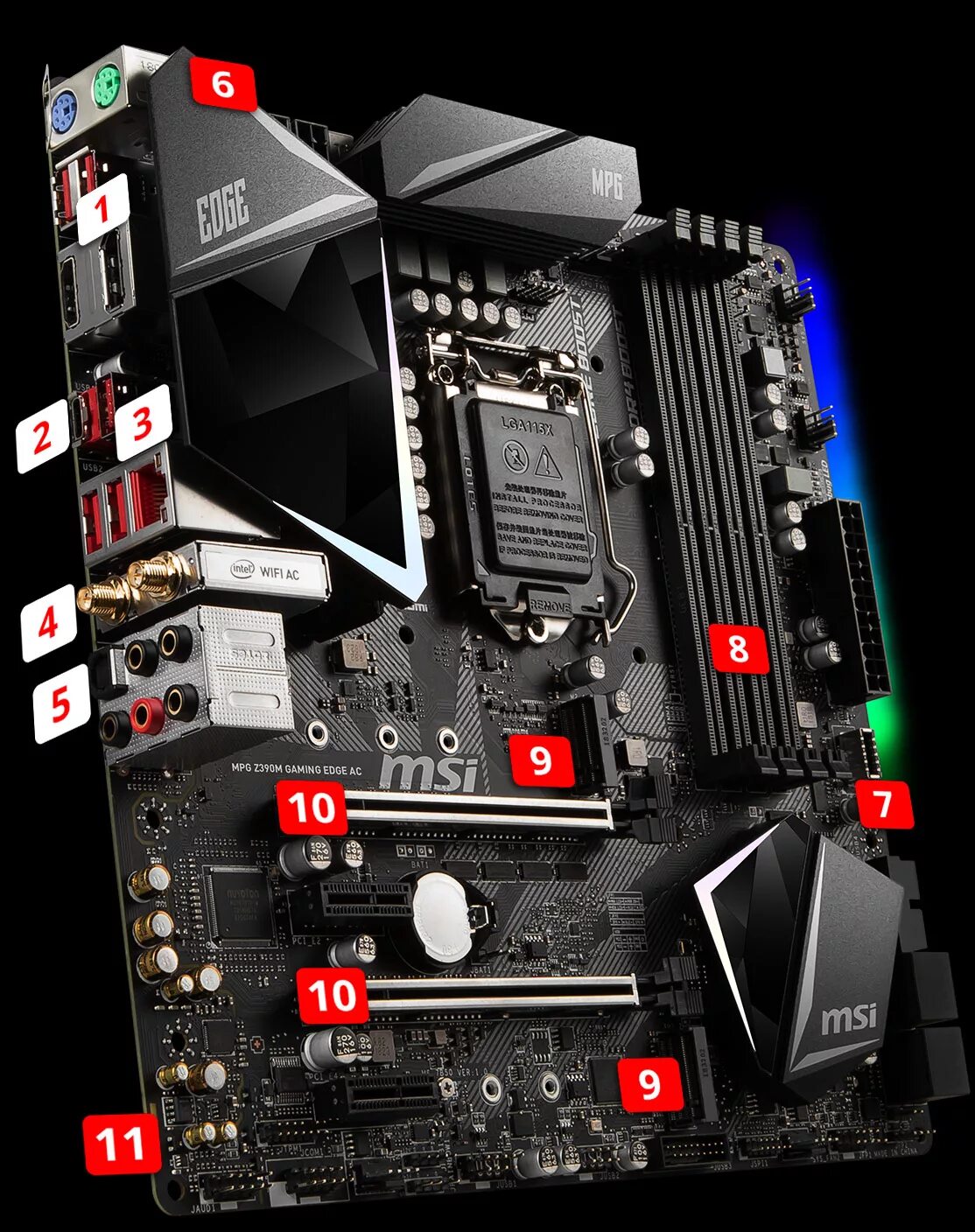 MSI Edge z390. MSI mpg z390. Z390 Edge AC. MSI mpg z390 Edge AC.