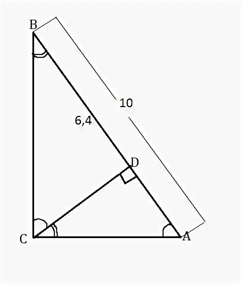 Угол ACB 90 градусов CD перпендикулярно ab 10. В прямоугольном треугольнике ACB угол c 90 CD перпендикулярно ab. Угол АСВ равен 90 градусов СД перпендикулярно АВ АВ 10. Прямоугольный треугольник ACB. AC=6.