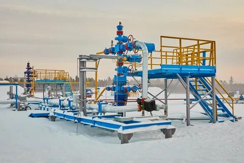 Куст газовых скважин