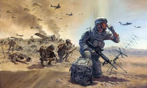 Military Artwork, Combat Art, War Photography, Military Pictures, Modern Wa...