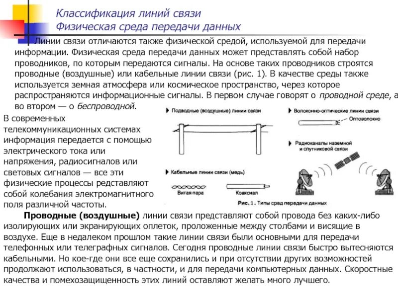 Линии связи могут быть. Передача информации по линиям связи. Линии передачи данных. Классификация линий связи. Линия связи.