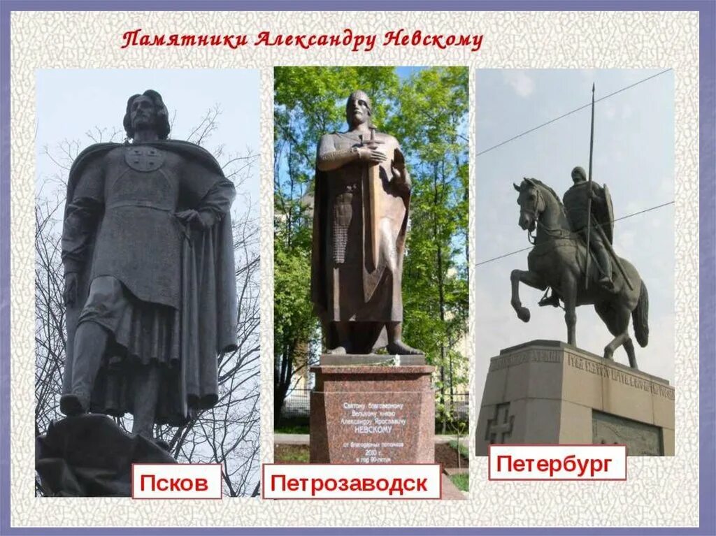 Памятник Александру Невскому. Памятник Александру Ярославичу Невскому. Где установлены памятники александру невскому