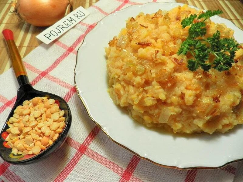 Гороховая каша. Блюдо горошница. Вкусная Гороховая каша. Горошница гарнир.