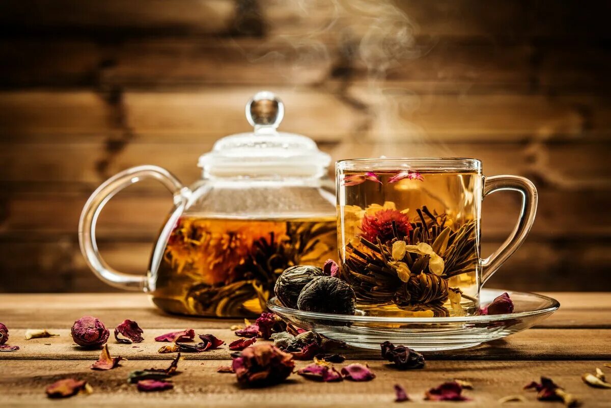 Ароматный вид. Чай. Чай в чайнике. Связанный чай. Травяной чай.