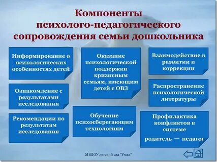 Психолого педагогическая поддержки в доу