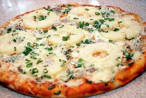Рецепт пиццы курица с сыром