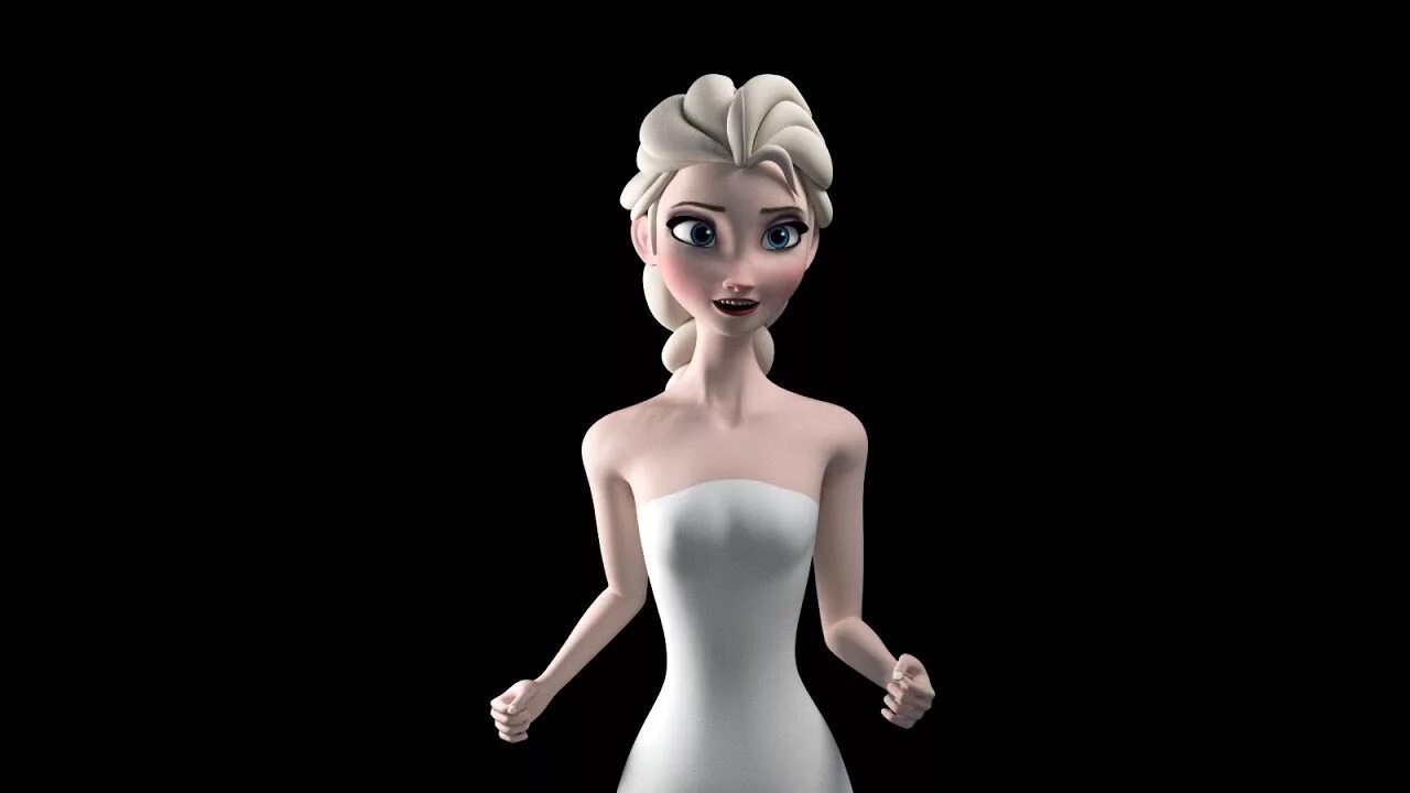 The queens secret. Elsa 3d.