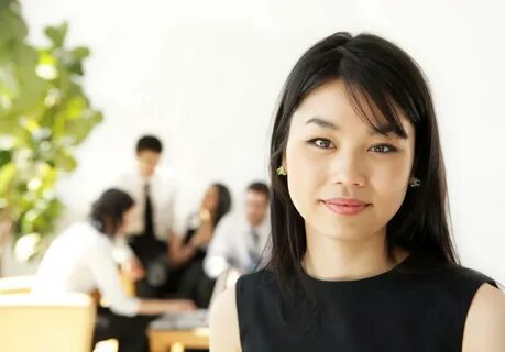 Asian Woman In Office Professional Profile Picture. 