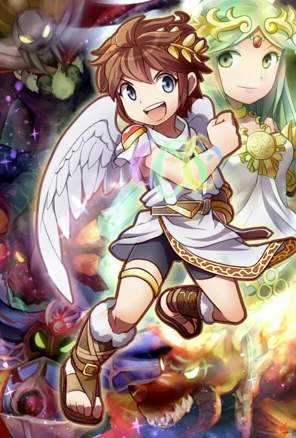 Kid icarus. Kid Icarus Palutena и Pit. Kid Icarus игра.