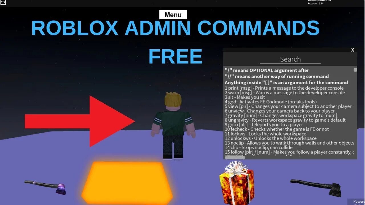 Palworld admin commands