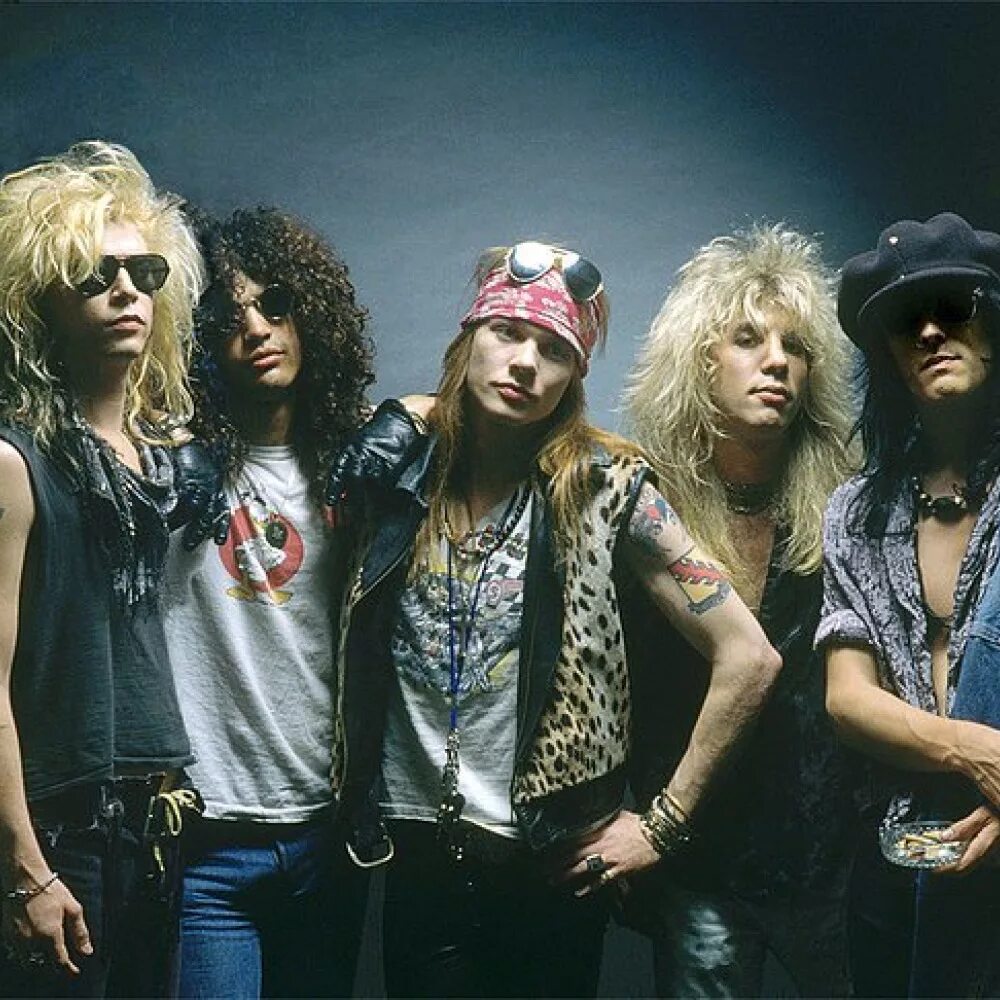 Mp3 слушать зарубежные. Группа Guns n’ Roses. Guns n Roses фото группы. Guns n Roses 80s. Состав группы Guns n Roses.