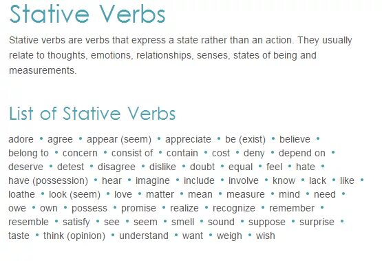 Stative and Action verbs в английском. Stative and Dynamic verbs в английском языке. State verbs перечень. Stative verbs список.