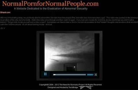 Creepypasta: Normal Porn for Normal People.
