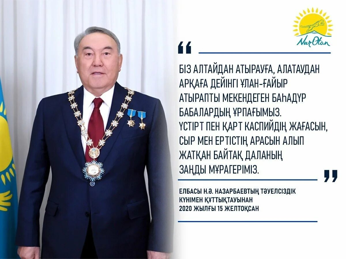 Нурсултан Абишевич Назарбаев. Первого президента Республики Казахстан. Независимость Казахстана.