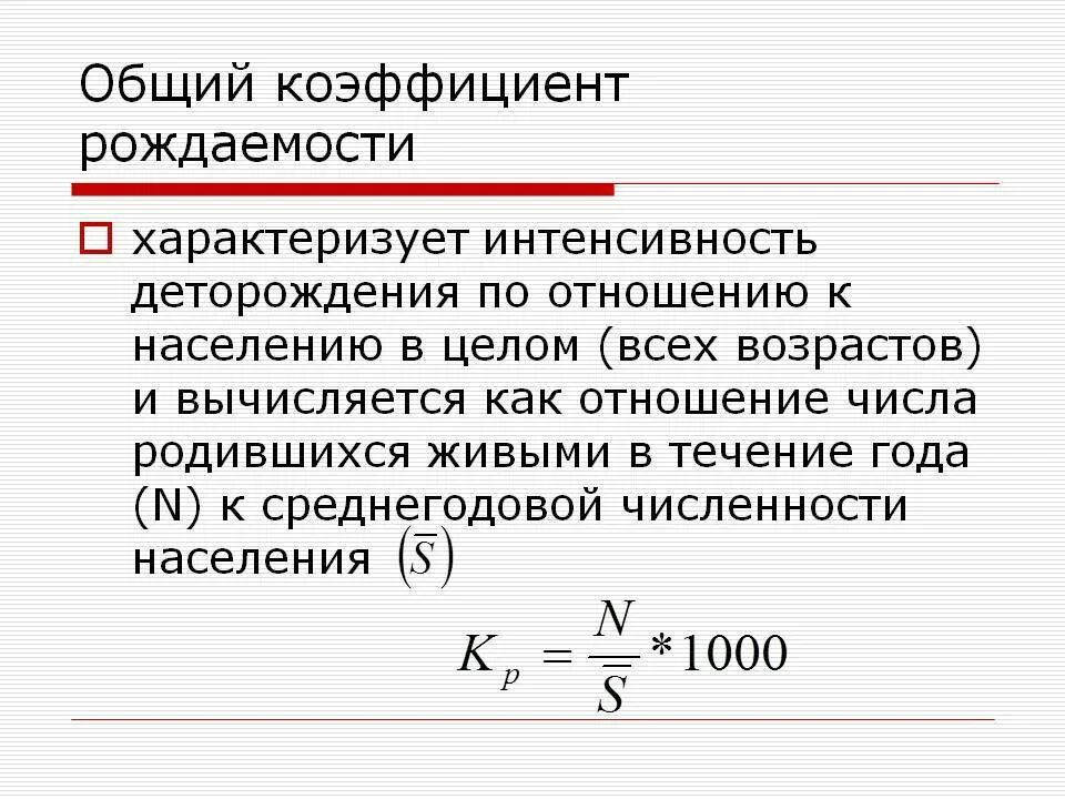 Как рассчитывается интенсивность