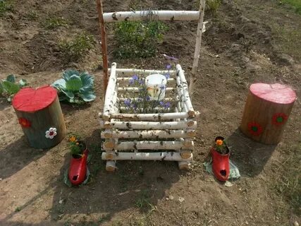 В сад своими руками из подручных