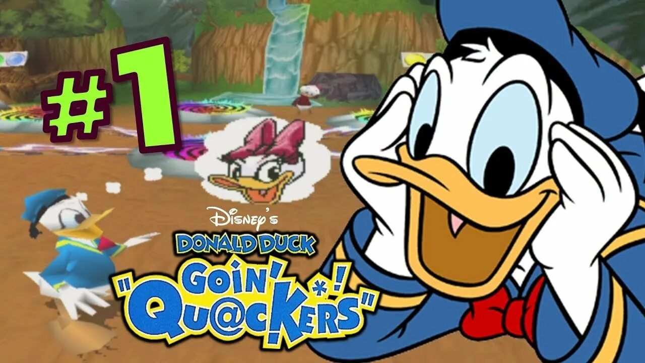 Donald duck goin. Disney's Donald Duck: Goin' Quackers ps1. Donald Duck Goin Quackers ps1.