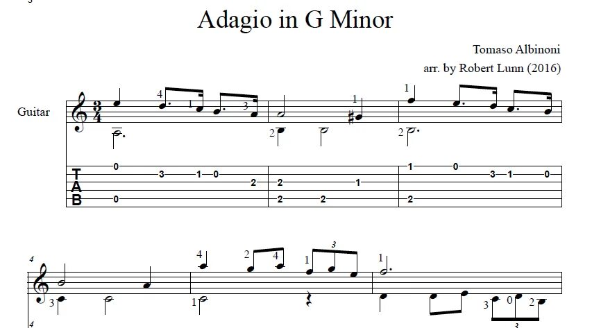 Adagio in d minor. Adagio in d minor