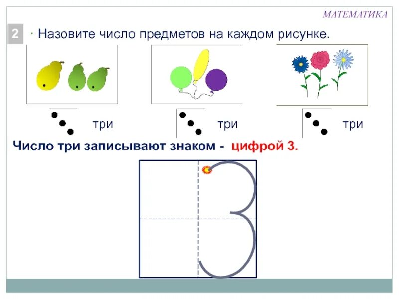 Цифре 3 на рисунке соответствует. Число и цифра 3. Цифра 3 тема урока. Задания на тему число и цифра 3. Цифра 3 для презентации.