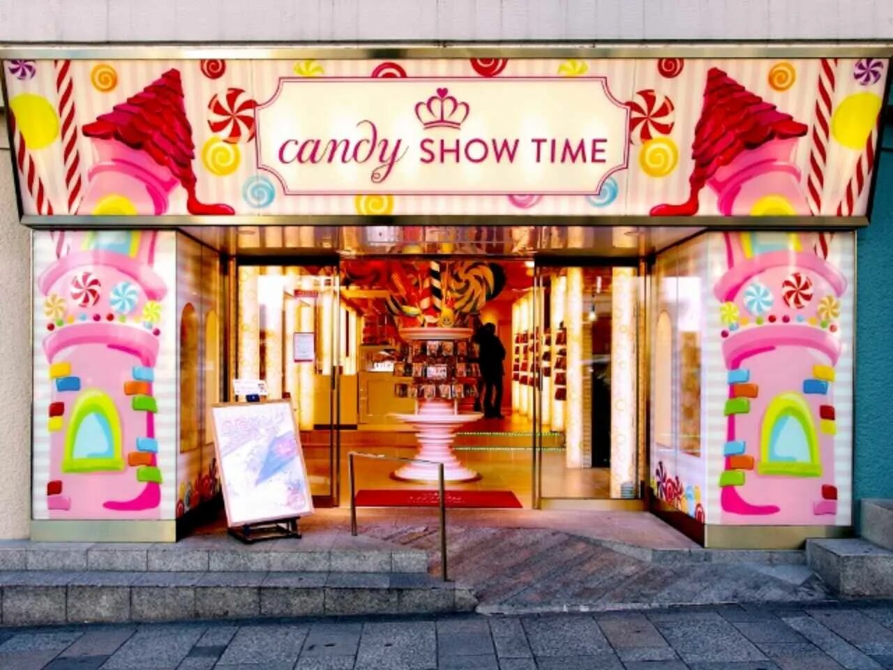 Candy шоу. Баннеры Candy shop.