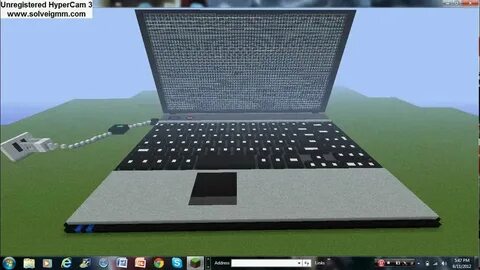 Minecraft ноутбук