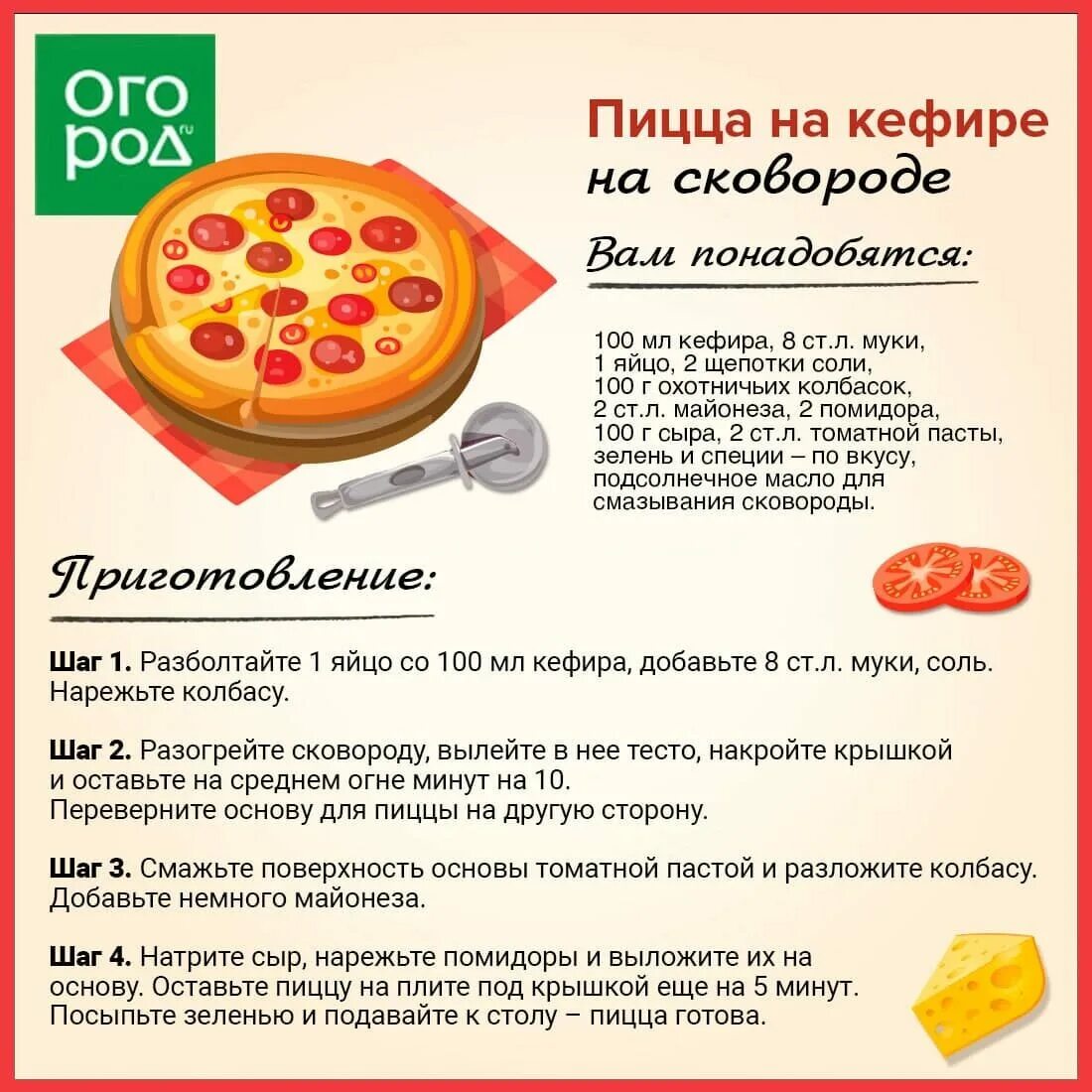 Пицца на кефире. Тесто для пиццы на сковороде. Тесто для пиццы на кефире быстрое и вкусное. Тесто для пиццы на кефире быстрое
