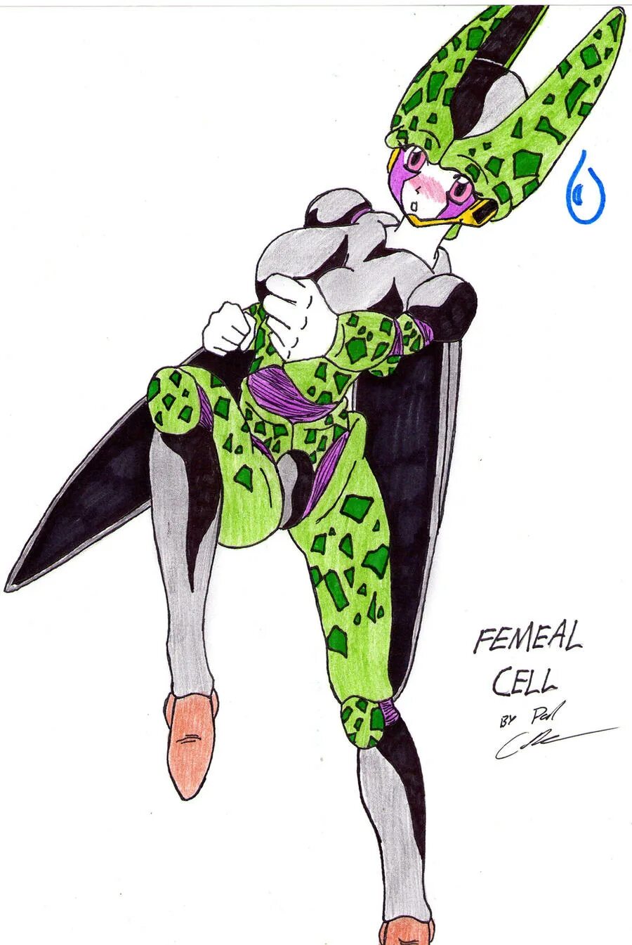 Dragon Ball Cell female. Dragon Ball Cell r63. Frieza r63. Dragon Ball Cell girl.