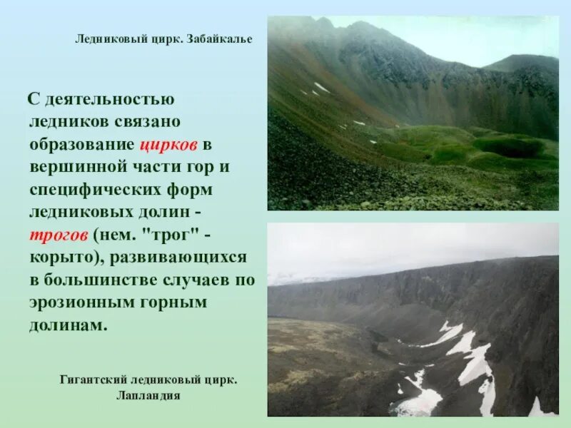 Рельефы связанные с деятельностью