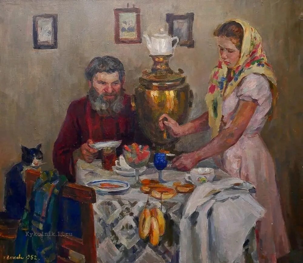Мы пьем чай в старых