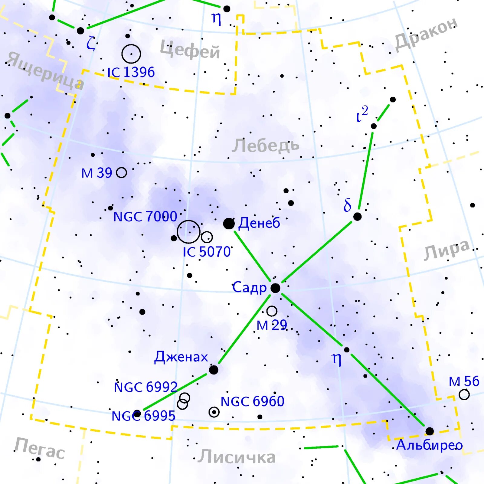 Название звезды на востоке. Схема созвездия лебедь самая яркая звезда. Созвездие лебедь схема с названиями звезд. Альбирео, (β лебедя)Albireo (β CYG). Созвездие лебедя на карте звездного неба.