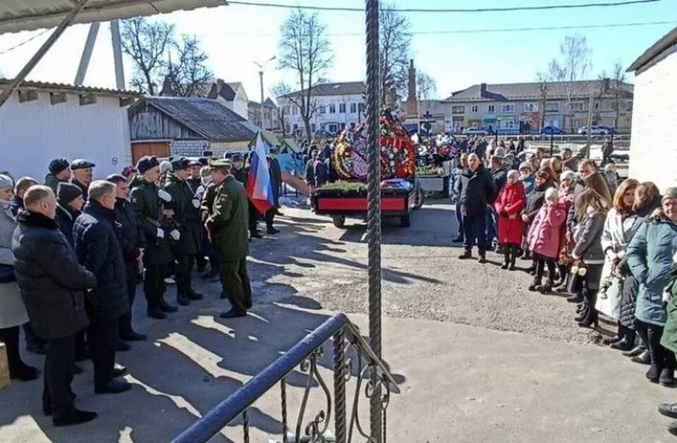 В Брянске простились с погибшими на Украине. Город Почеп.