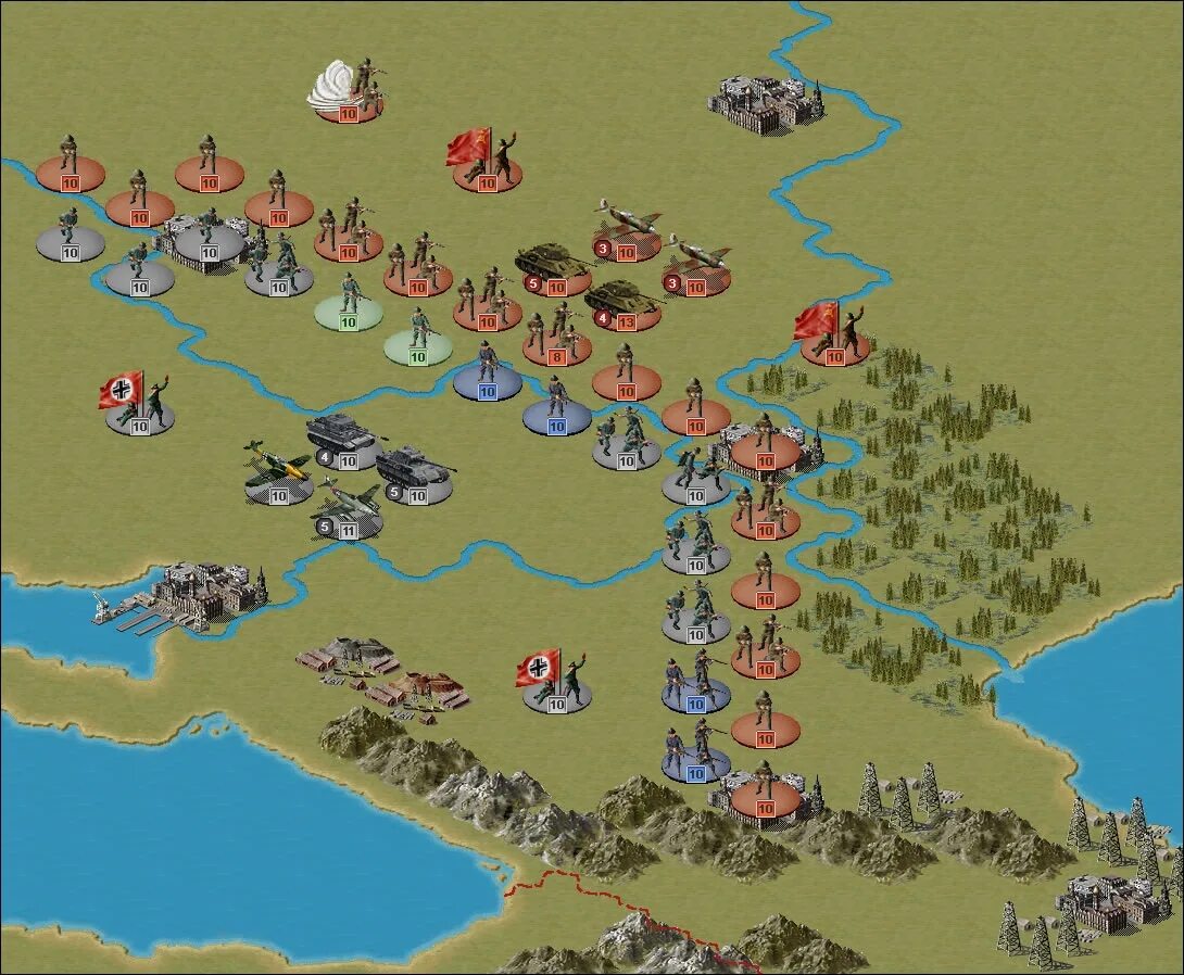 Игра Strategic Command 2. Strategic Command 2 Blitzkrieg.