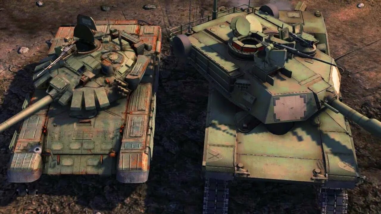 Т 72 против абрамса
