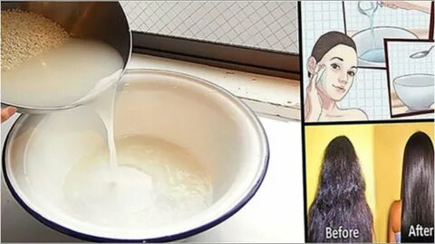 Рисовая вода для волос