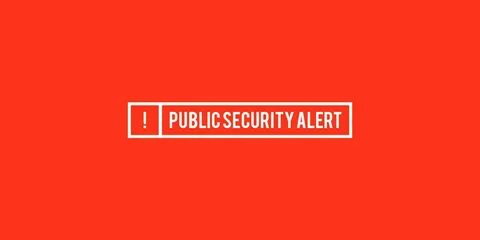 Security alert