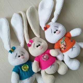 Связать игрушку заяц