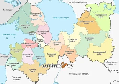 Ленинградская область граничит с эстонией и
