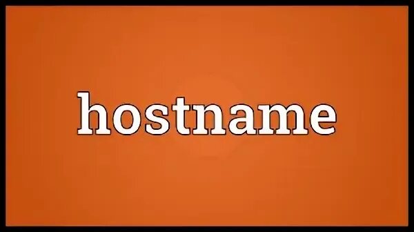 Имя host. Host name called otto.