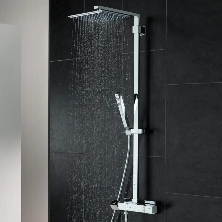 Душевая система Grohe Euphoria Cube System 26087000. Grohe Euphoria Cube XXL System 230. Душевая стойка Grohe 26087000. Душевая стойка Grohe Euphoria Cube System.