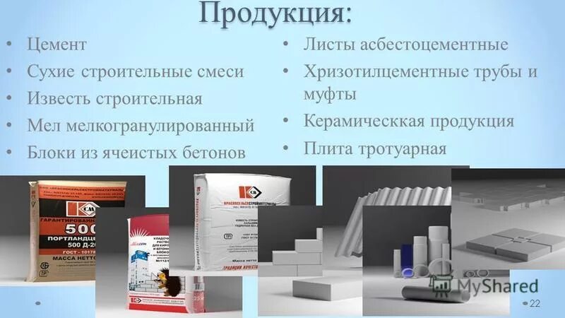 продукция минеральная неметаллическая прочая
