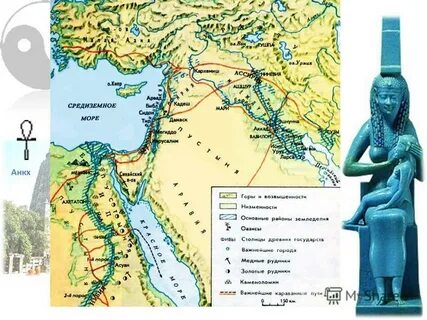 Карта древнего египта двуречье