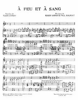 Ноты paul mauriat