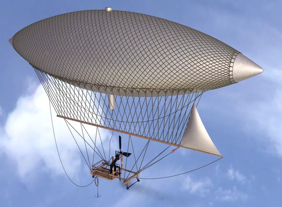 Воздушный шар состоит из оболочки гондолы. Анри Жиффар аэростат. Жиффар дирижабль. Дирижабль Анри Жиффара. Первый дирижабль 1852.