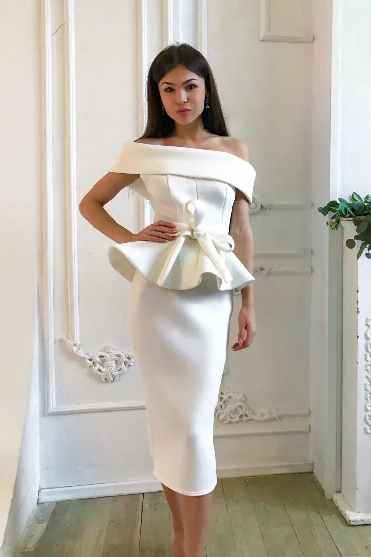 Женские платья на свадьбу фото Robe cocktail dentelle blanche Vestido de noiva curto, Vestido noiva curto, Vest