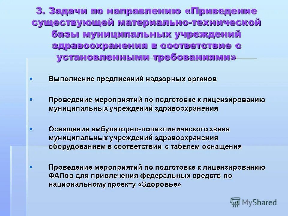 подготовка к лицензированию