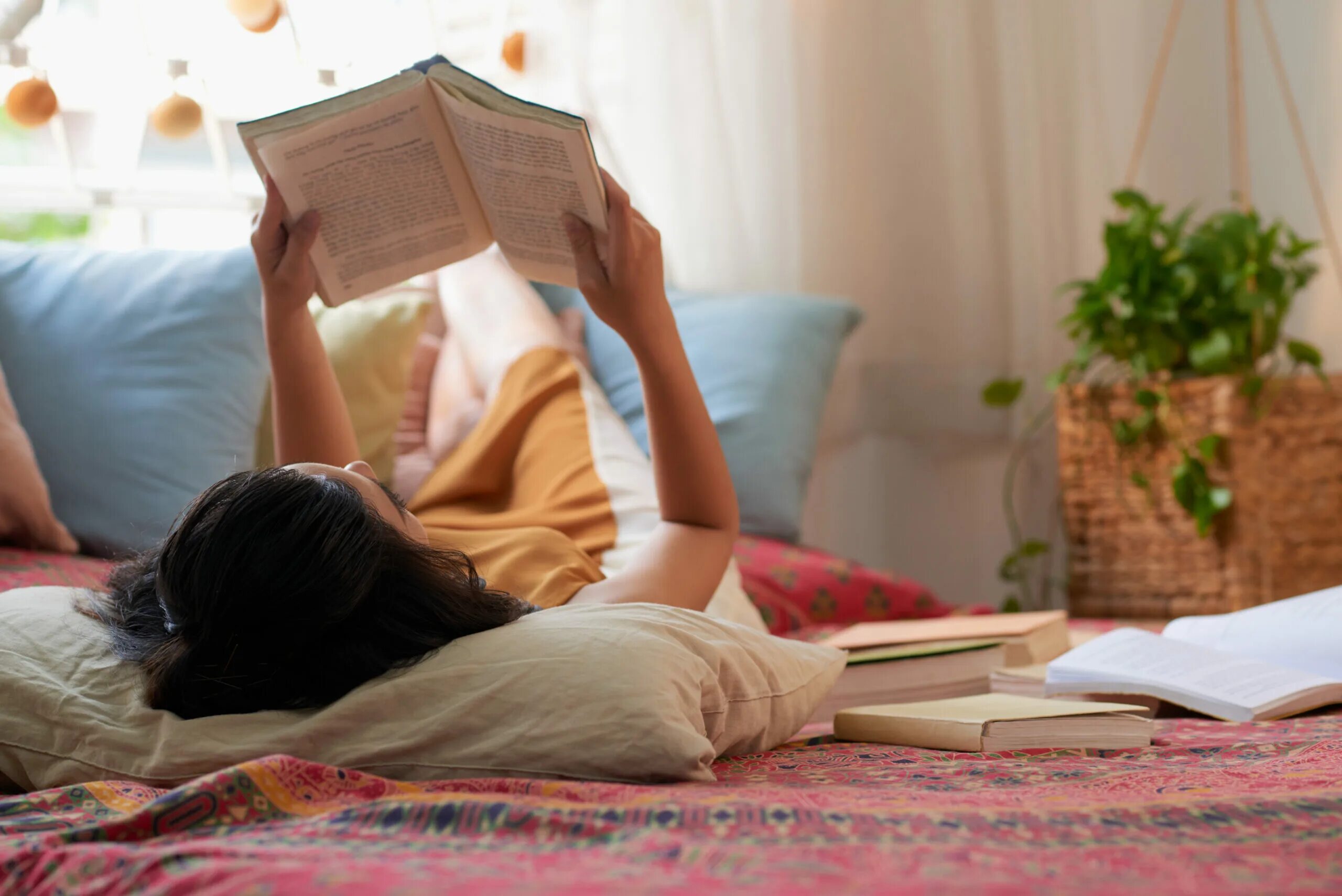 Reading books video