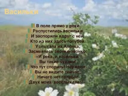 Распустилась у реки песня