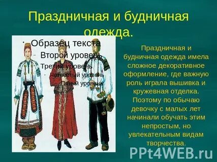 Русский народный костюм презентация 4 класс