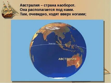 Параллель пересекающая австралию